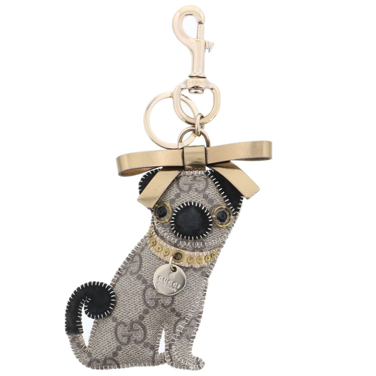 GUCCI グッチ GGプラス グッチョリ パグ オリバー キーホルダー