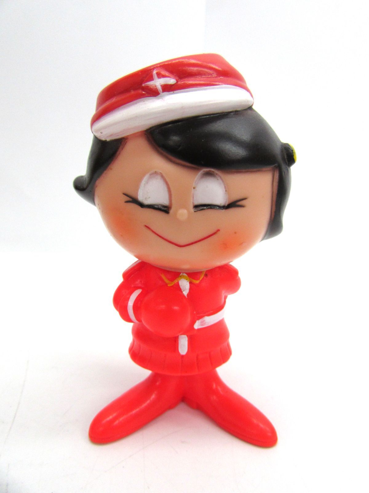 昭和レトロ グリコ アーモンドチョコレート 懸賞品 新藤恵美 ソフビ