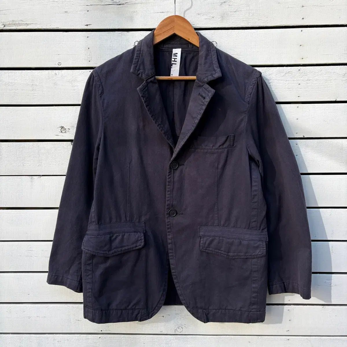 MARGARET HOWELL マーガレットハウエル MHL コットン ブレーザー