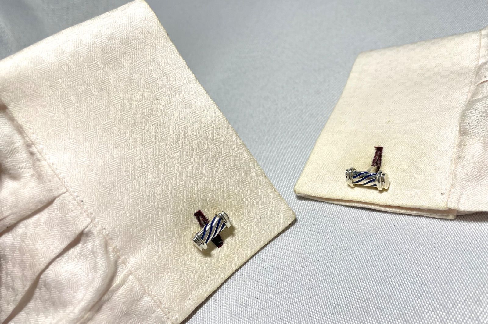 希少 Tiffany ティファニー ブルーライン ローラーデザイン