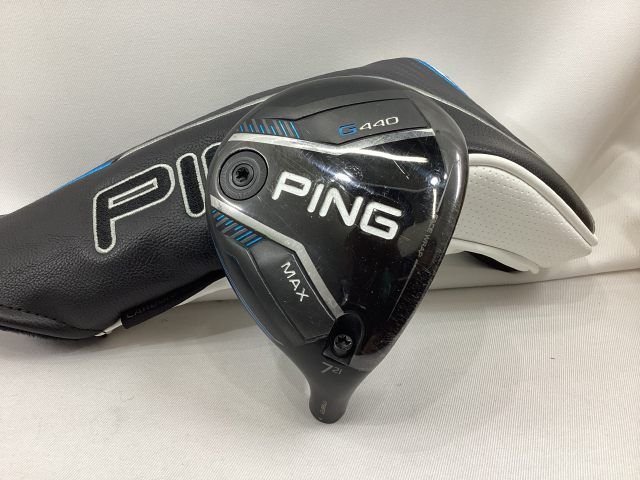 中古】ピン G440 MAX フェアウェイウッド 7W/ヘッド単品 カバー付き