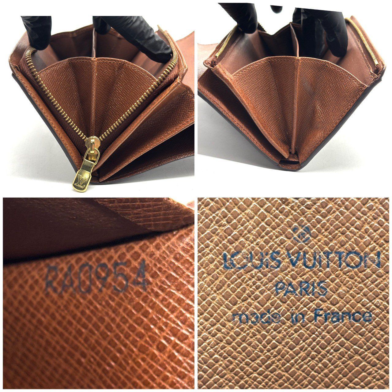 片手で完結する名作】 LOUIS VUITTON 二つ折り財布 ポルトモネビエ