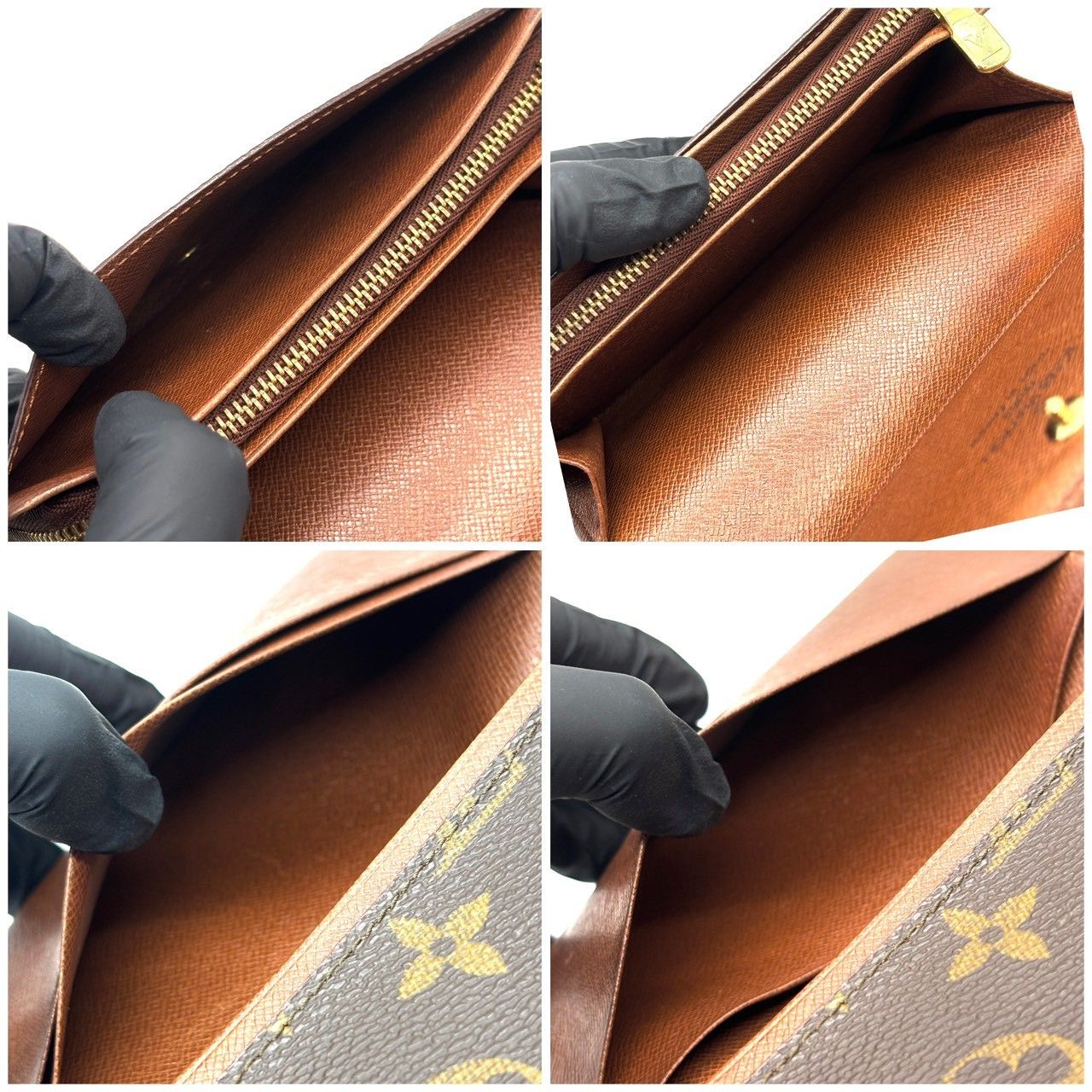 片手で完結する名作】 LOUIS VUITTON 二つ折り財布 ポルトモネビエ
