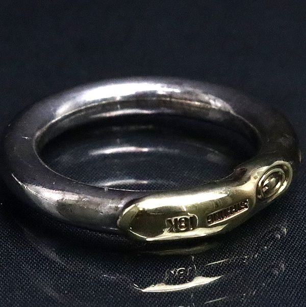 広尾店】ガボラトリー Gaboratory ゴールドサダーリング G-Stamp on O