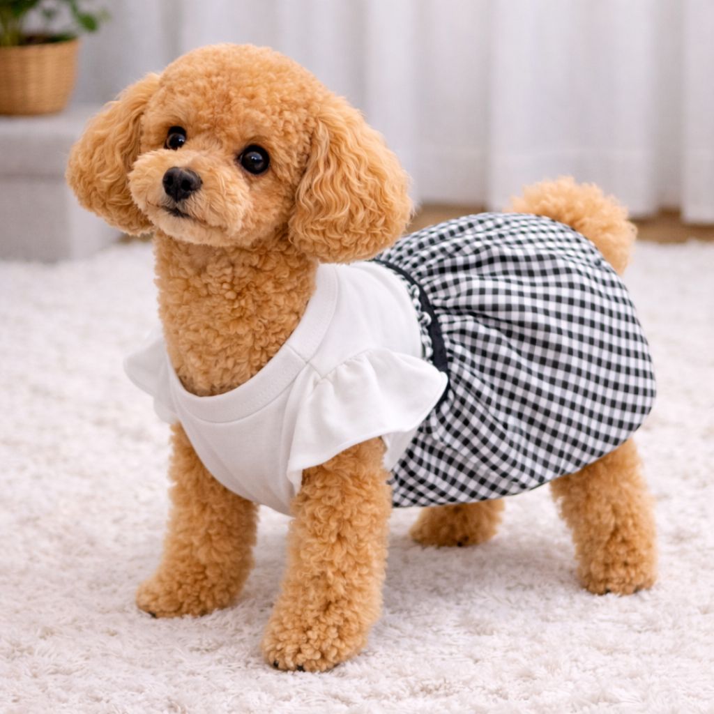 ハンドメイド2サイズ各1点限り 犬服ハンドメイド ペット服 ワンピース