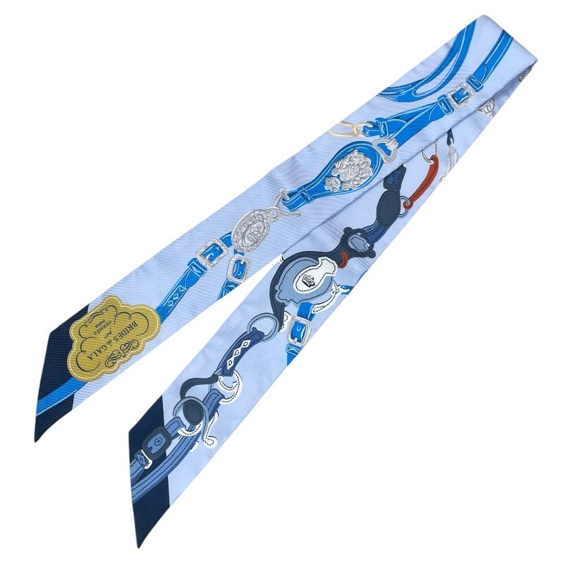 エルメス HERMES ツイリー Brides de Gala マルチカラー シルク ユニ