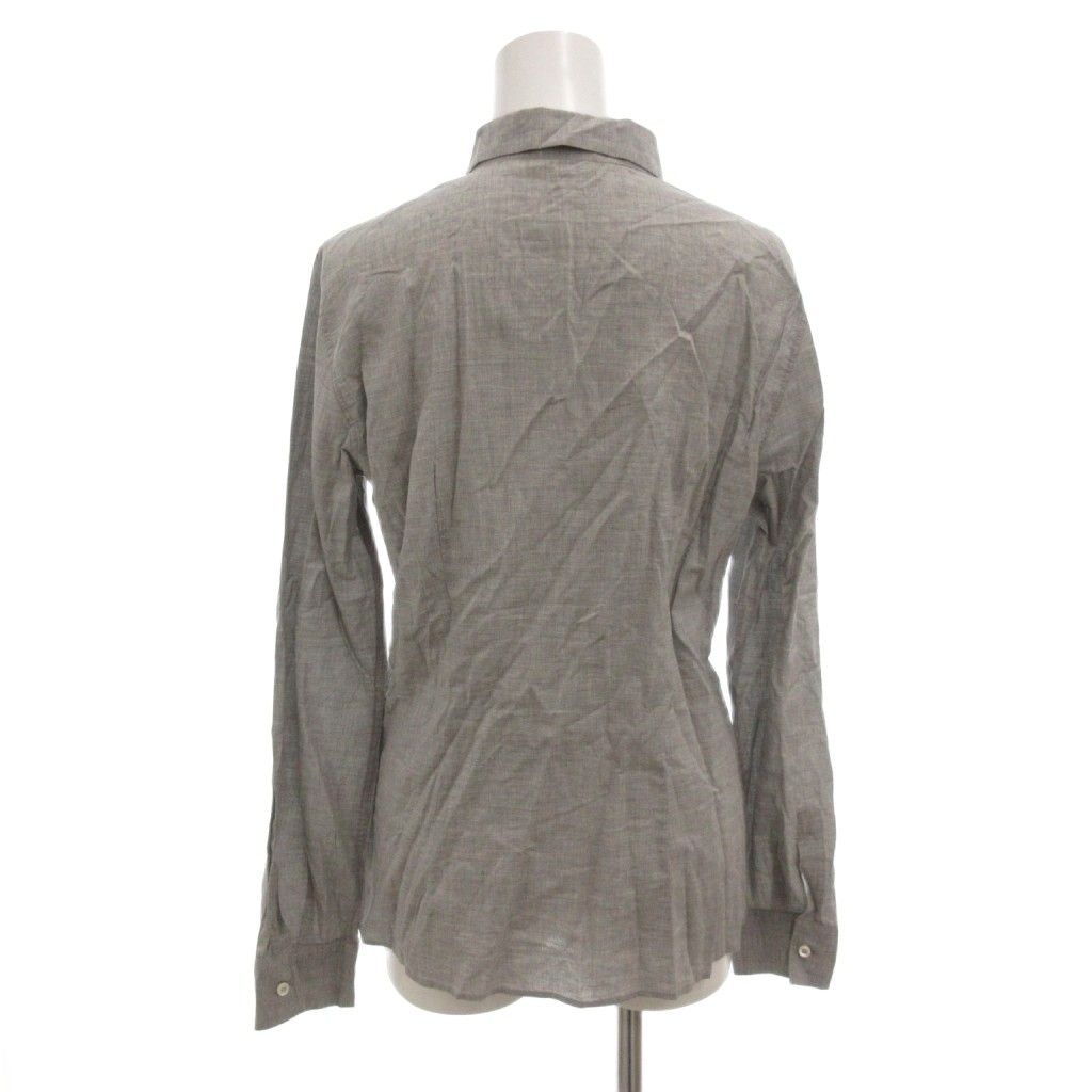 ブルネロクチネリ BRUNELLO CUCINELLI シャツ ブラウス ロゴ 刺繍 長袖