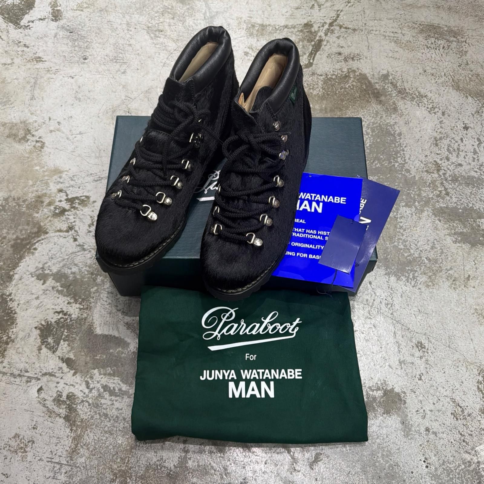 参考上代176000円 JUNYA WATANABE × Paraboot 25AW ヘアハイド 
