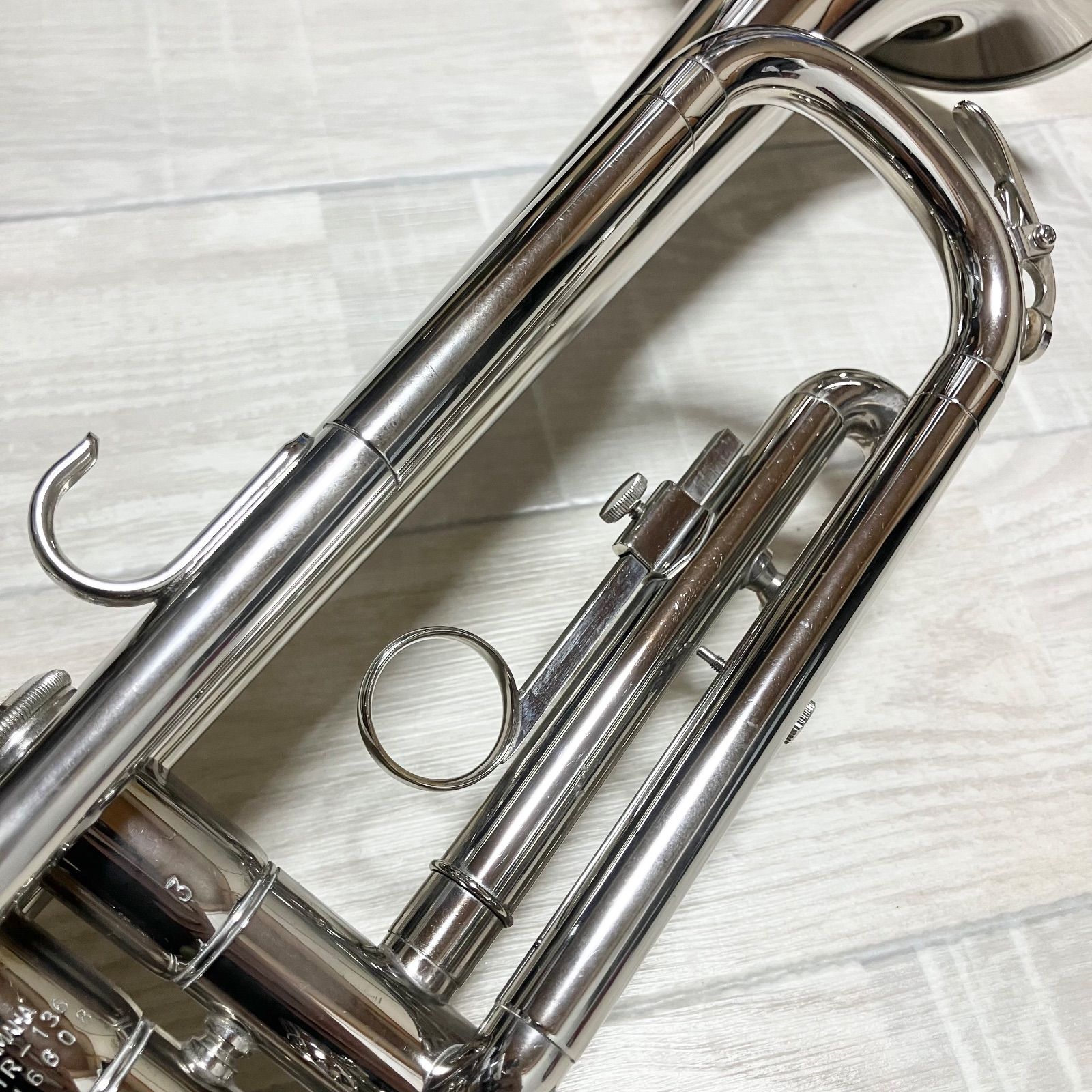 中古良音】YAMAHA YTR-136 ヤマハ トランペット シルバー マウスピース