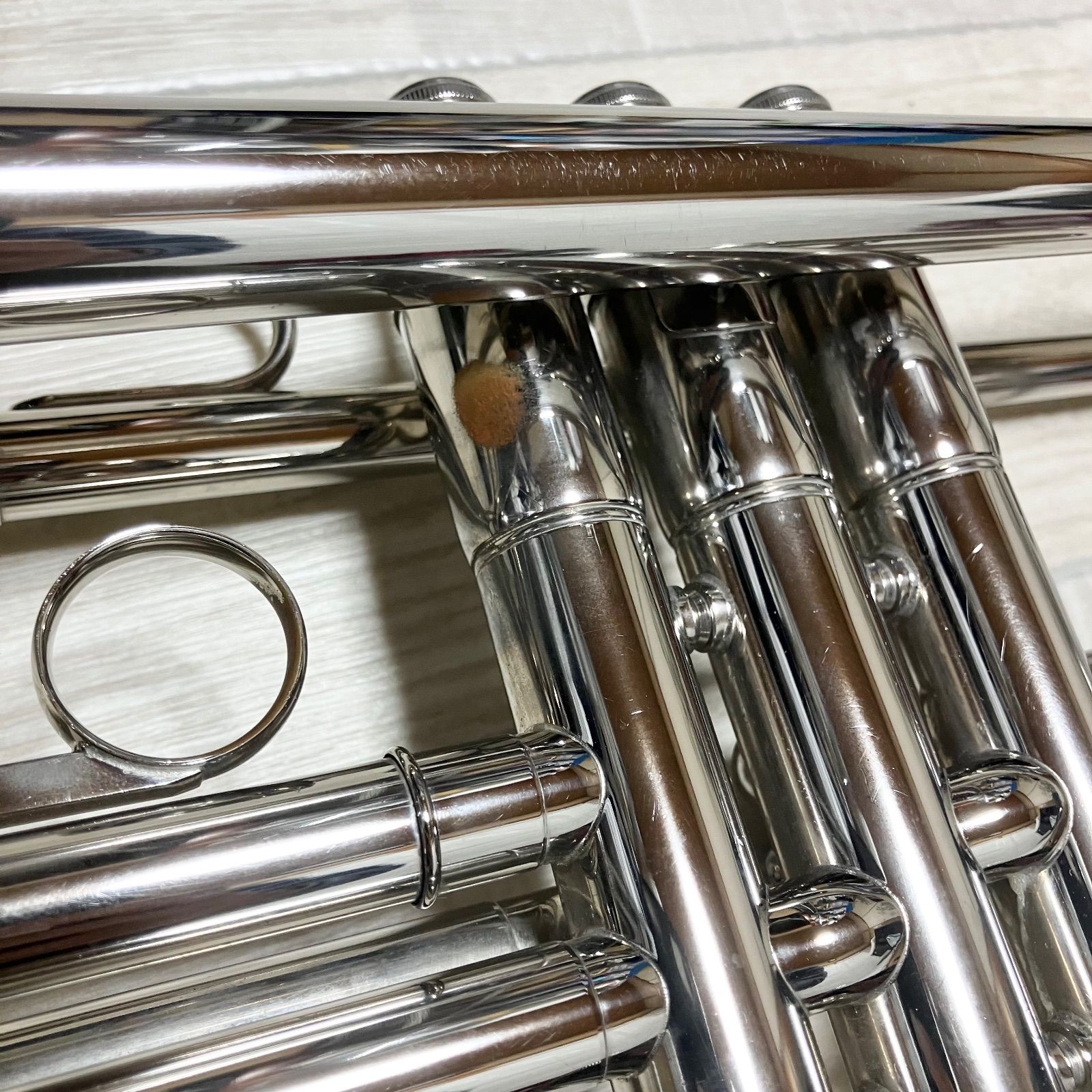 中古良音】YAMAHA YTR-136 ヤマハ トランペット シルバー マウスピース