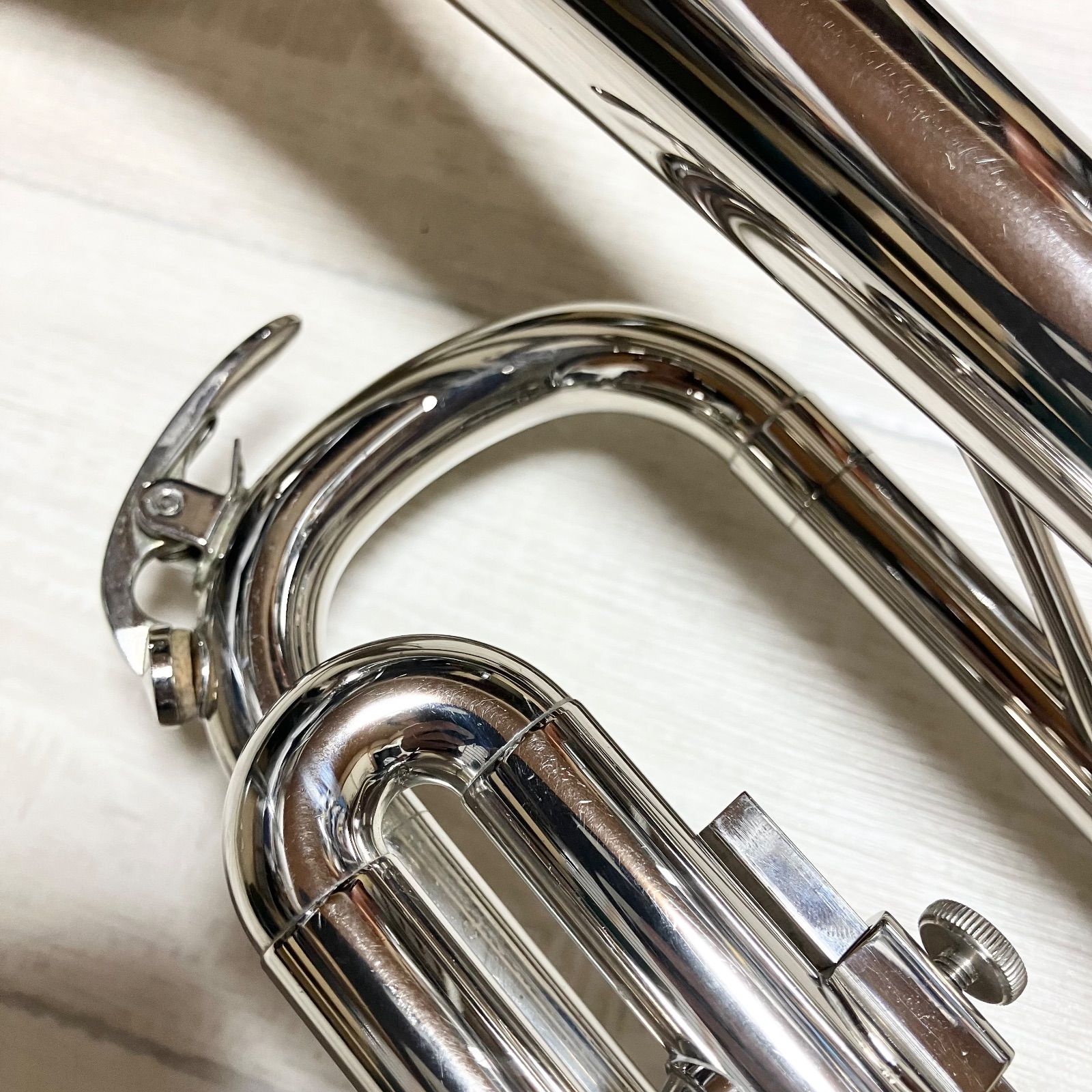 中古良音】YAMAHA YTR-136 ヤマハ トランペット シルバー マウスピース