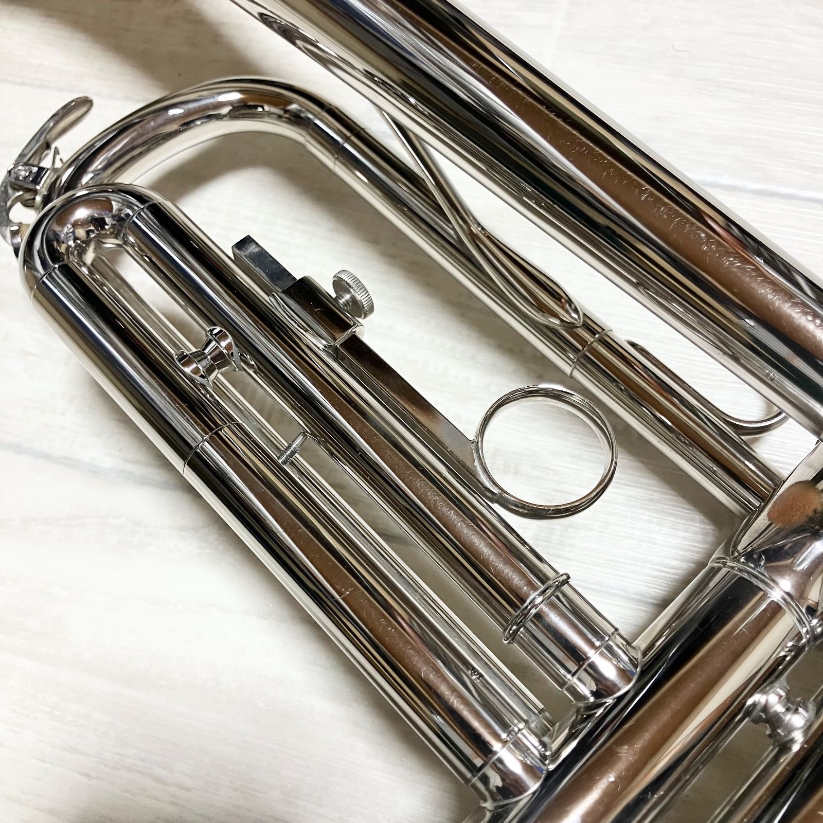 中古良音】YAMAHA YTR-136 ヤマハ トランペット シルバー マウスピース