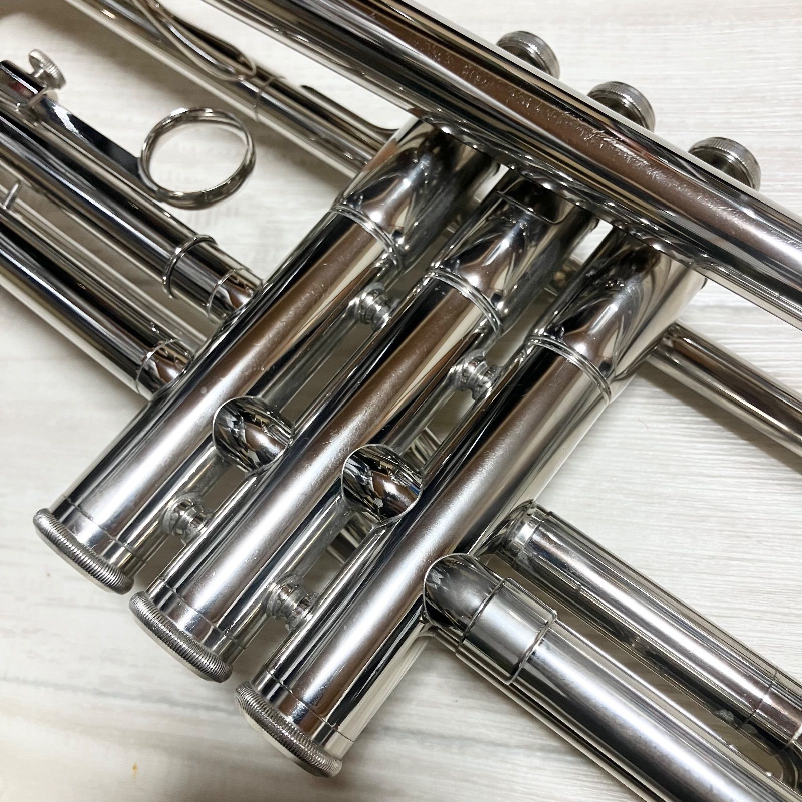 中古良音】YAMAHA YTR-136 ヤマハ トランペット シルバー マウスピース