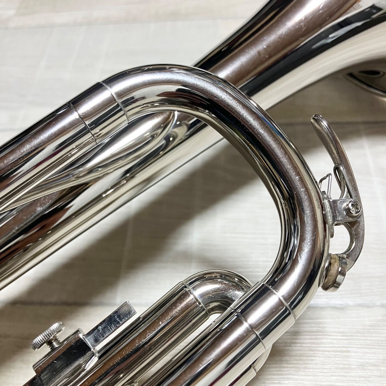 中古良音】YAMAHA YTR-136 ヤマハ トランペット シルバー マウスピース