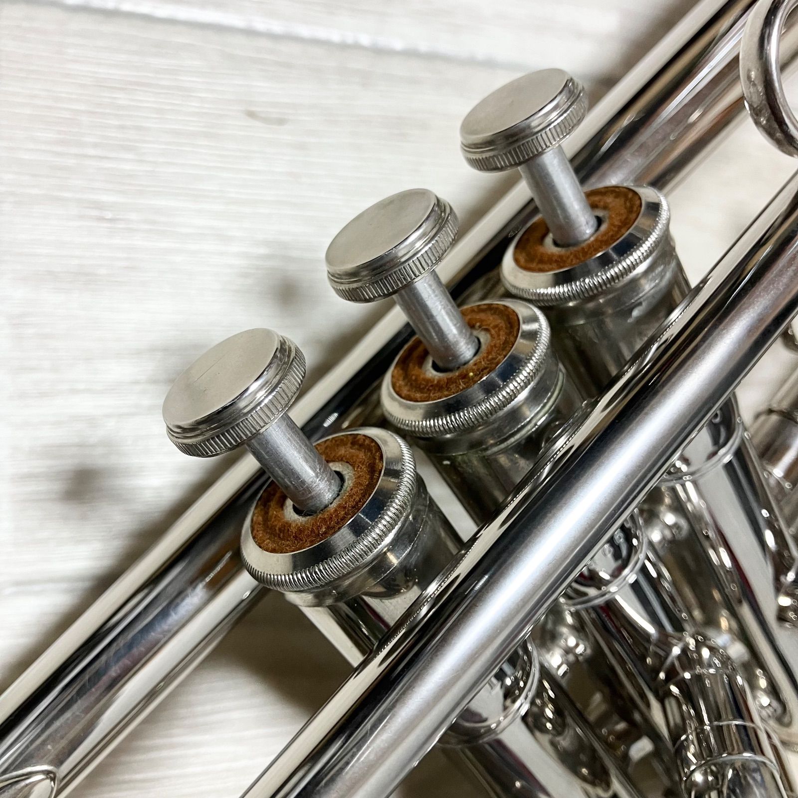 中古良音】YAMAHA YTR-136 ヤマハ トランペット シルバー マウスピース