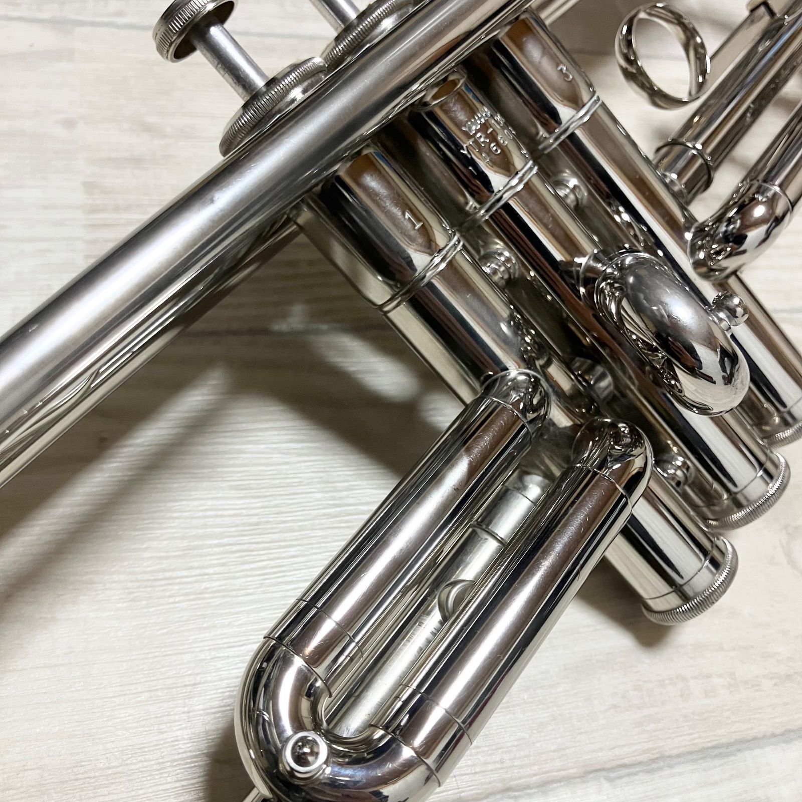 中古良音】YAMAHA YTR-136 ヤマハ トランペット シルバー マウスピース