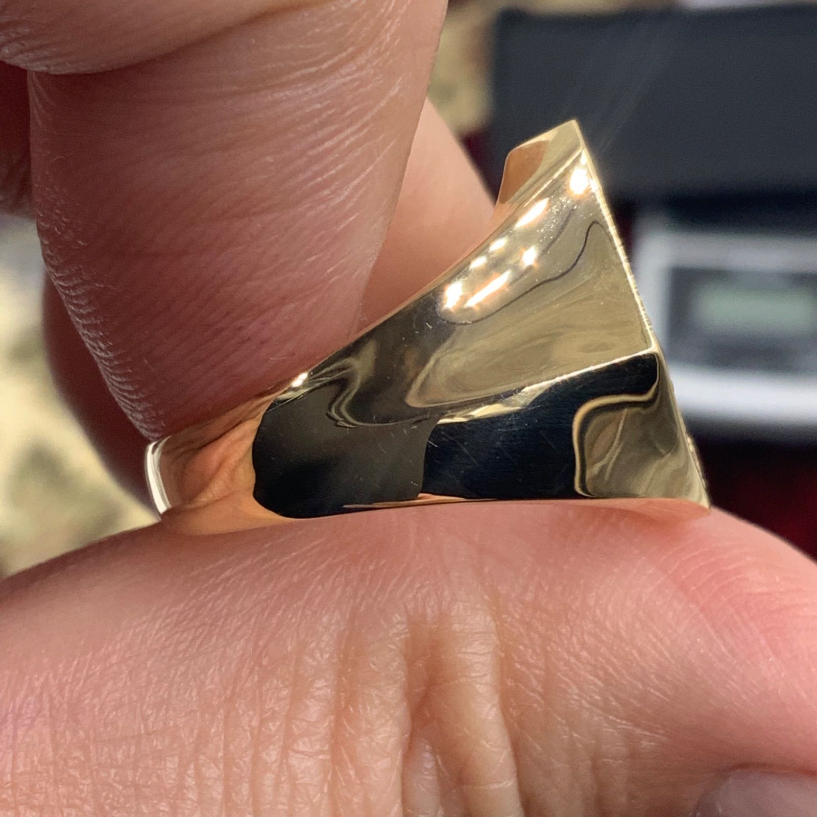 K18 馬蹄 ホースシューリング 0.5ct 7.2g - メルカリ