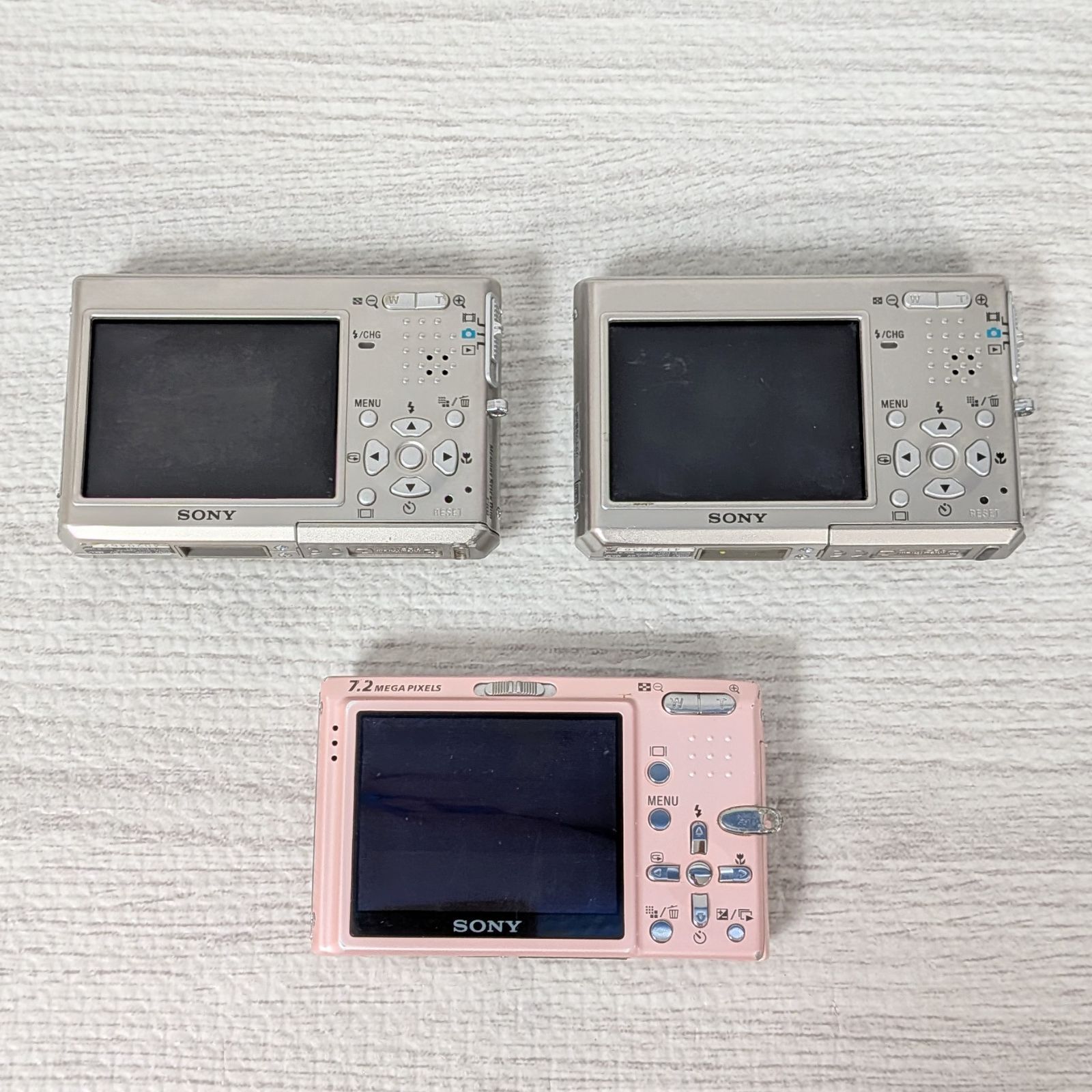 ソニー SONY サイバーショット Cyber-shot ジャンク品 3台 動作未確認