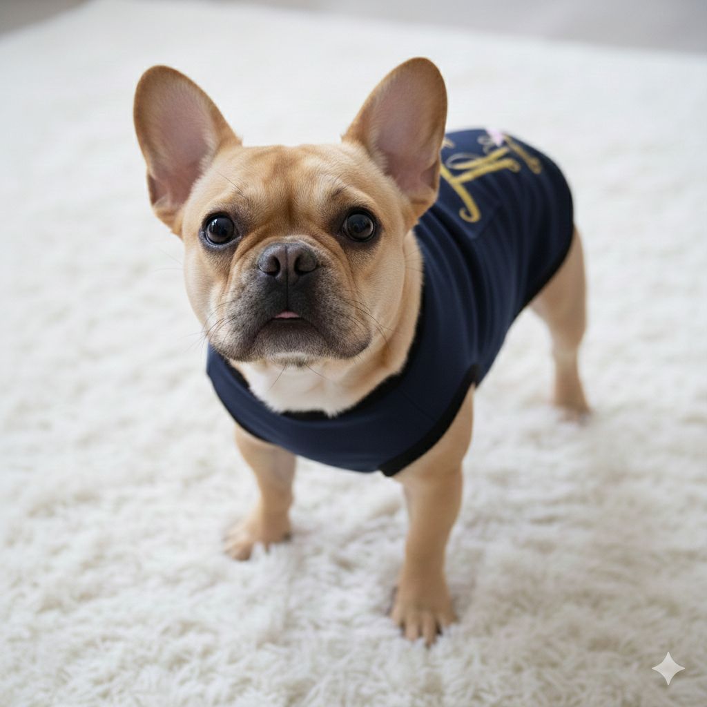 ハンドメイド1点限り 犬服ハンドメイド ペット服 ワンピース フレブル