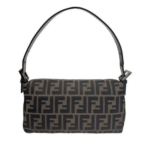 中古】FENDI フェンディ ズッカ マンマバケット ショルダーバッグ ワン