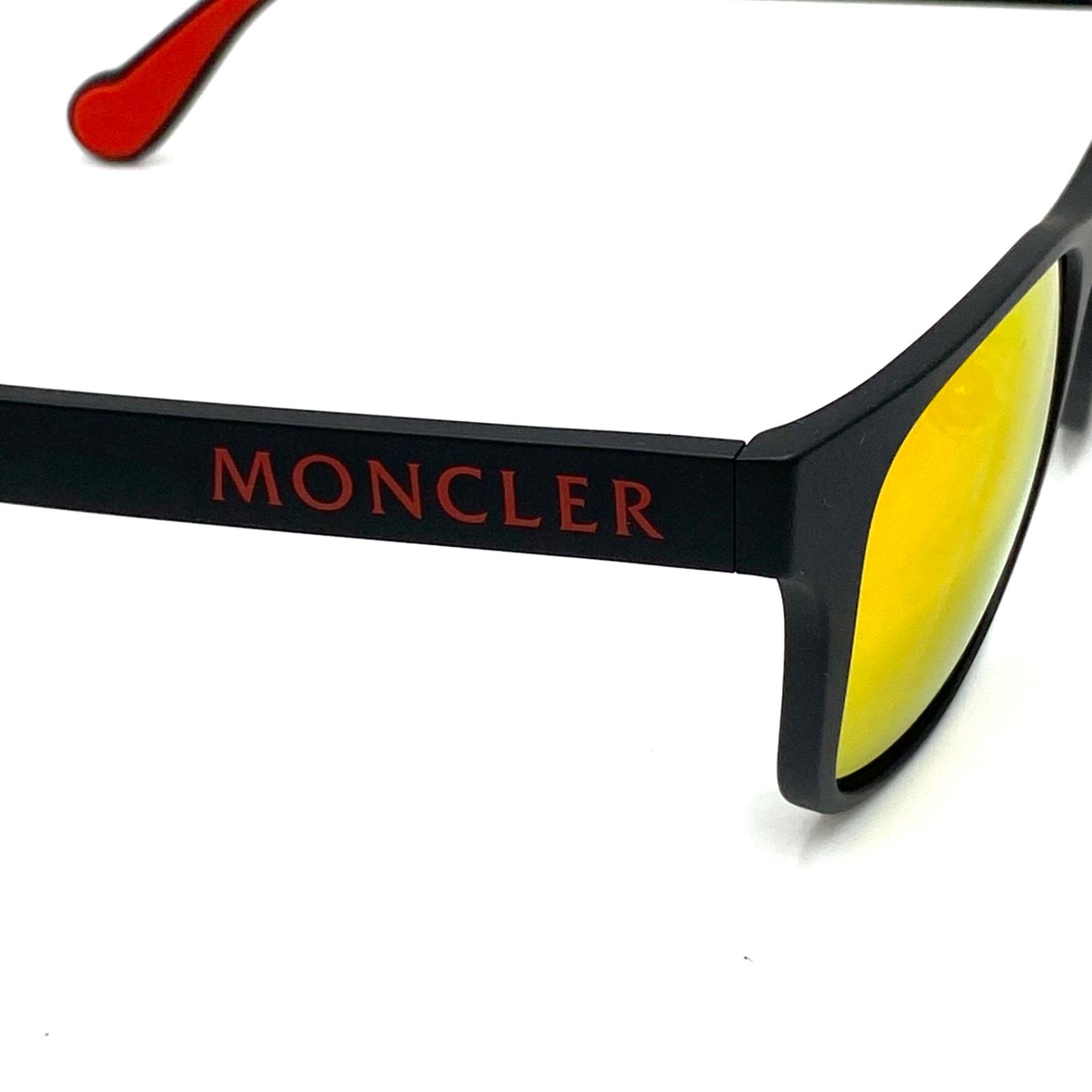 美品 MONCLER モンクレール サングラス アイウェア ブラック ML 0163-K