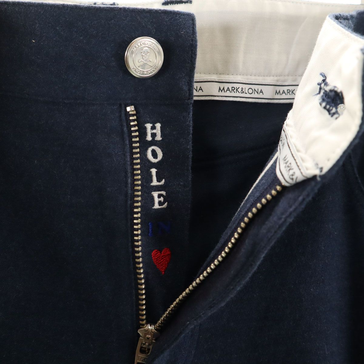 MARK&LONA マークアンドロナ ゴルフ パンツ XXL ネイビー ビックサイズ