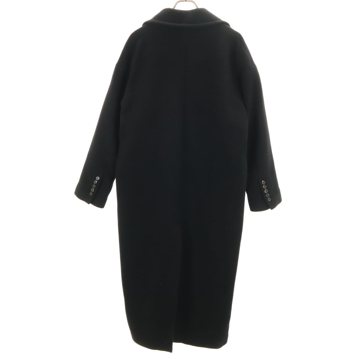 ZARA ザラ MANTECO社 ダブルブレスト ウールコート XS ブラック