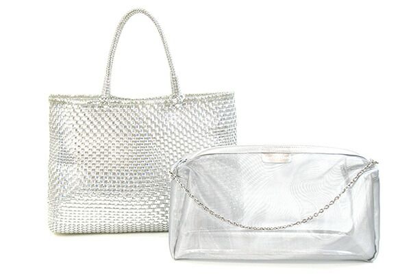 アンテプリマ トートバッグ イントレッチオ シルバー - メルカリ