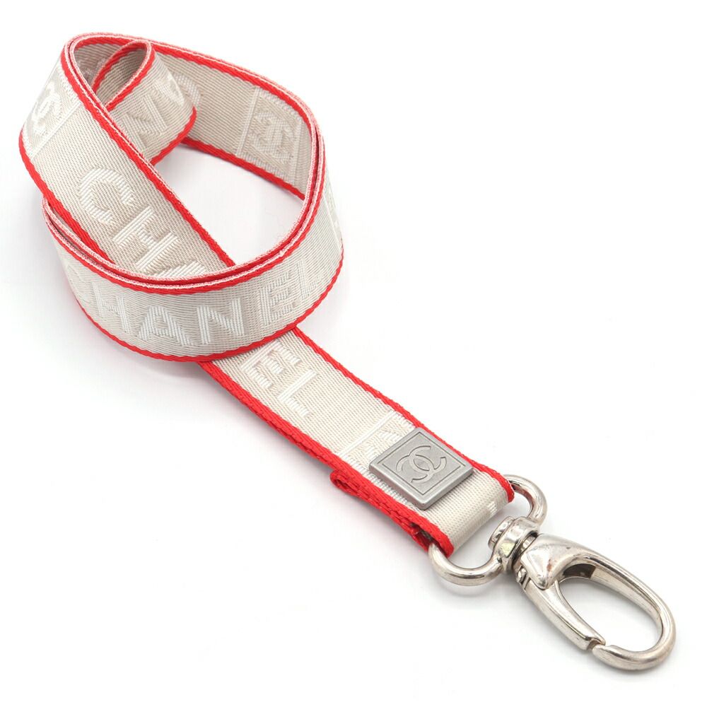 シャネル ネックストラップ スポーツライン グレー 中古 - メルカリ