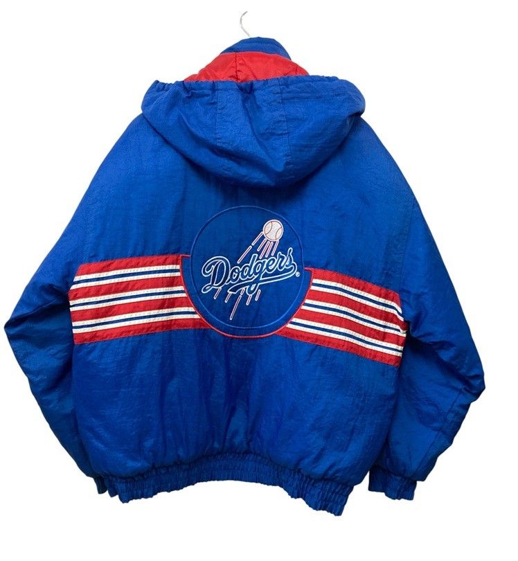 LOGO ATHLETIC ロゴアスレチック MLB ロサンゼルス・ドジャース 中綿ブルゾン ボンバージャケット サイズL 中古 D4 LOGO ATHLETIC ロゴアスレチック MLB ロサンゼルス・ドジャース 中綿
