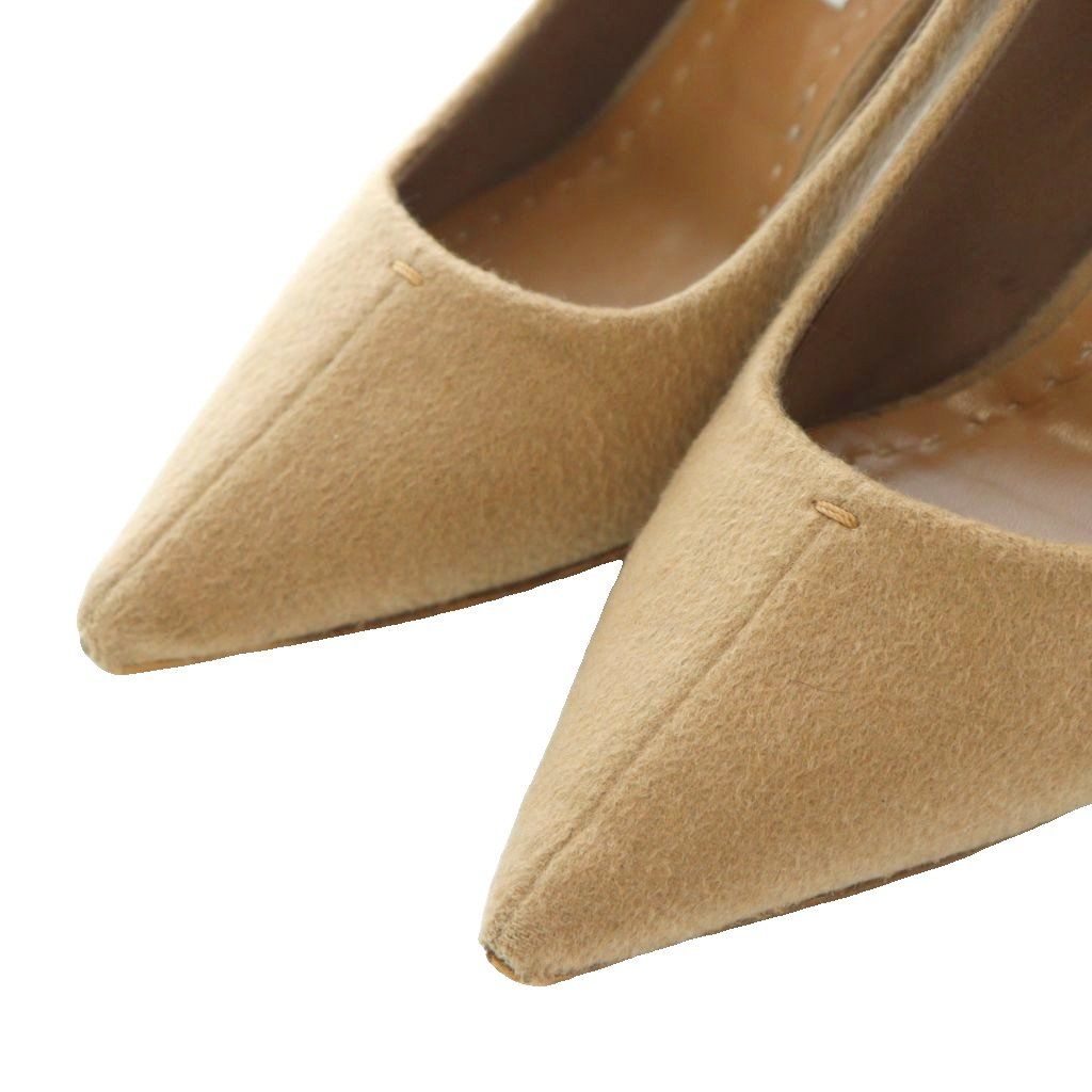 マックスマーラ MAX MARA パンプス 35 22cm 22.5cm ベージュ ポイン