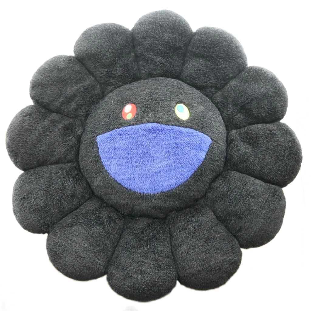 再再値下げカイカイキキクッション 紫と黒 60㌢ カイカイキキ kaikai