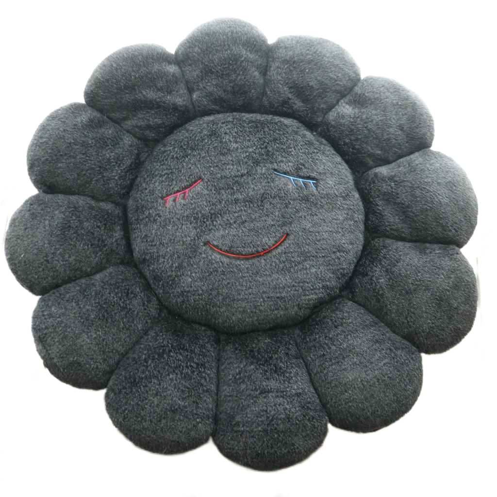 カイカイキキ kaikai kiki フラワークッション お花 黒 ブラック /SS