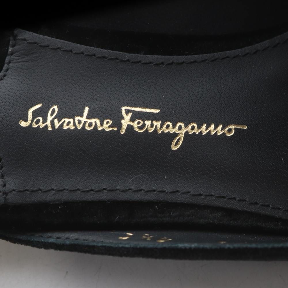 サルヴァトーレフェラガモ Salvatore Ferragamo Sciacca Flower Heel