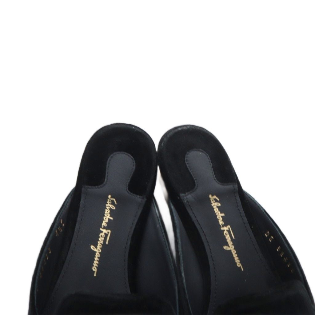 サルヴァトーレフェラガモ Salvatore Ferragamo Sciacca Flower Heel