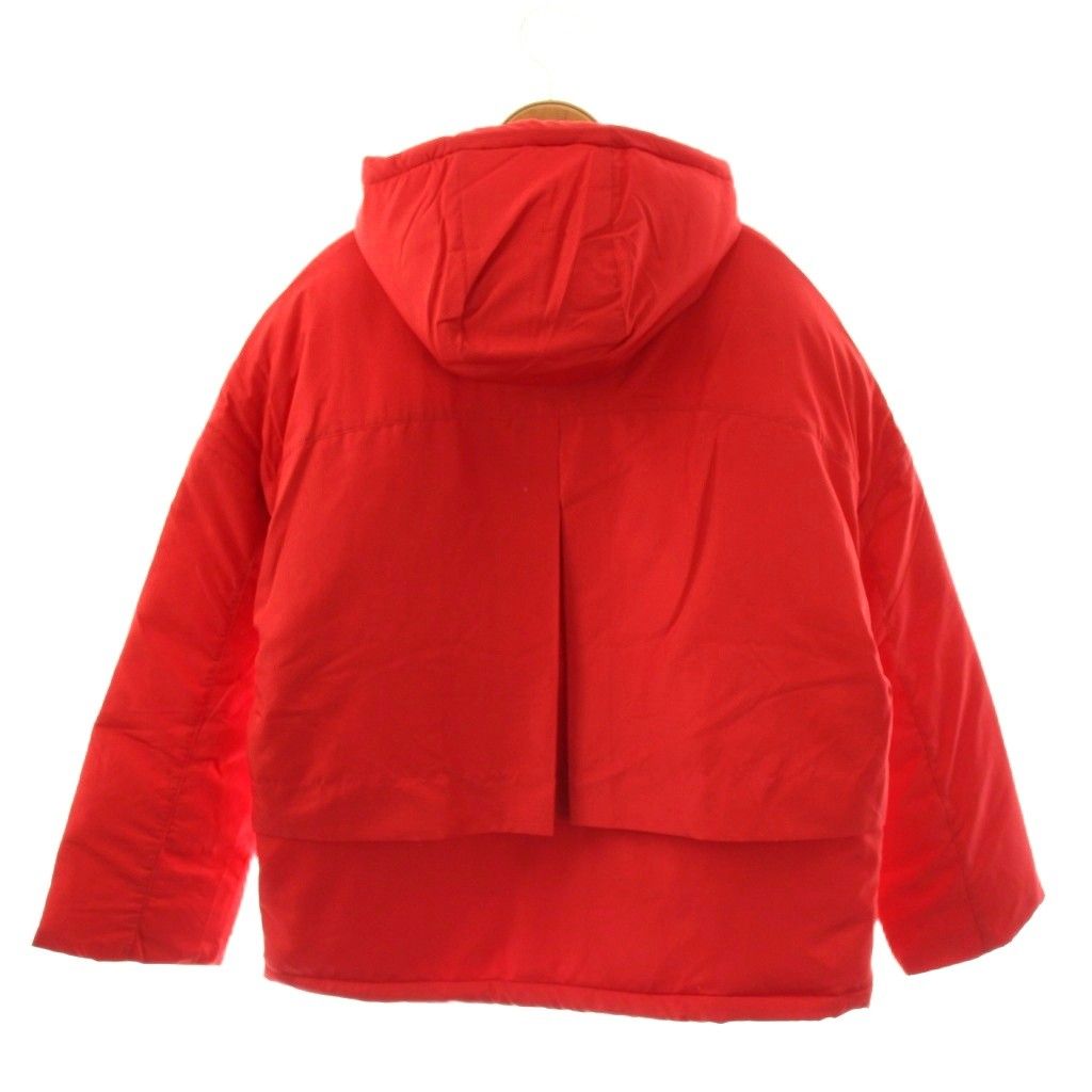 アンコキーヌ Anne Coquine フード付フレアブルゾン 中綿ジャケット