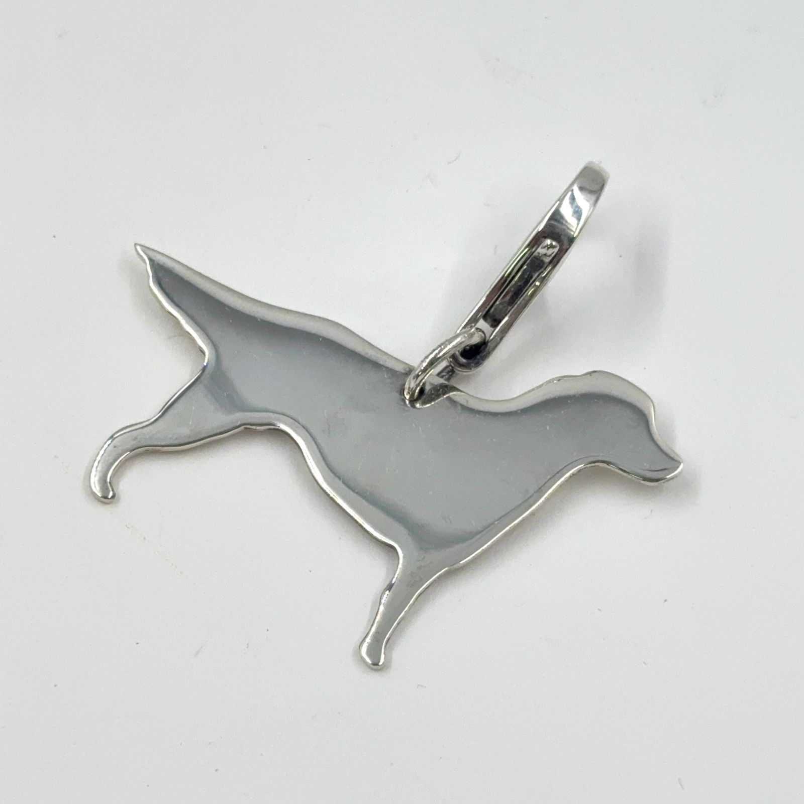 TIFFANY & Co. ゴールデンレトリバー キーホルダー メタル シルバー