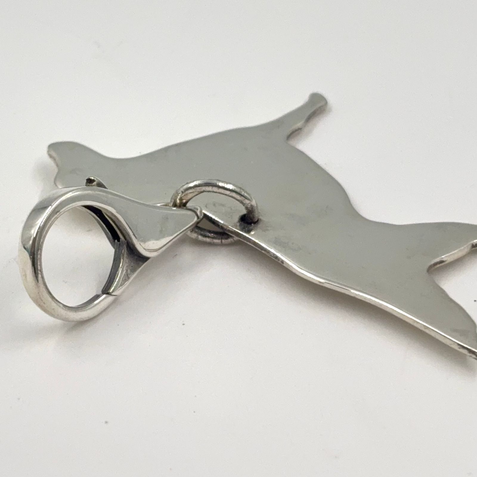 TIFFANY & Co. ゴールデンレトリバー キーホルダー メタル シルバー