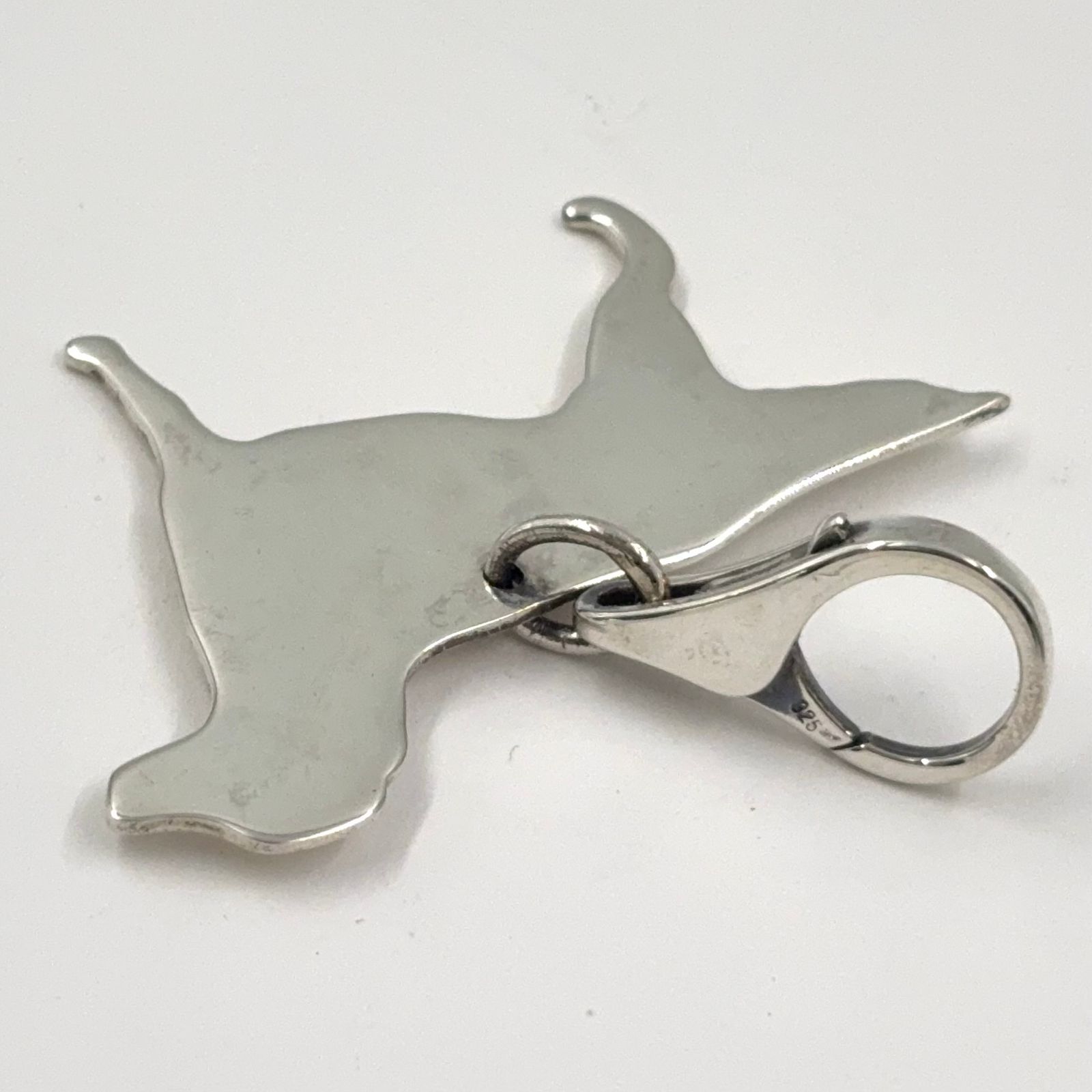 TIFFANY & Co. ゴールデンレトリバー キーホルダー メタル シルバー