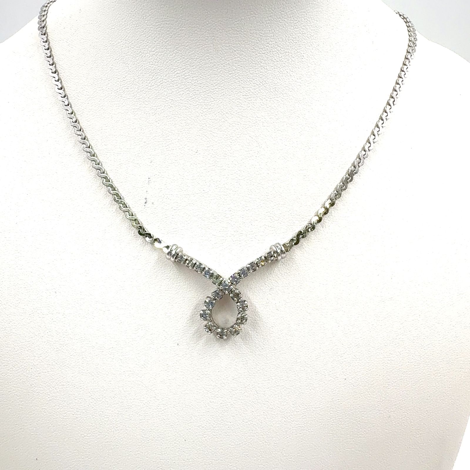 Christian Dior ヴィンテージ クリスタル メタル×カラーストーン