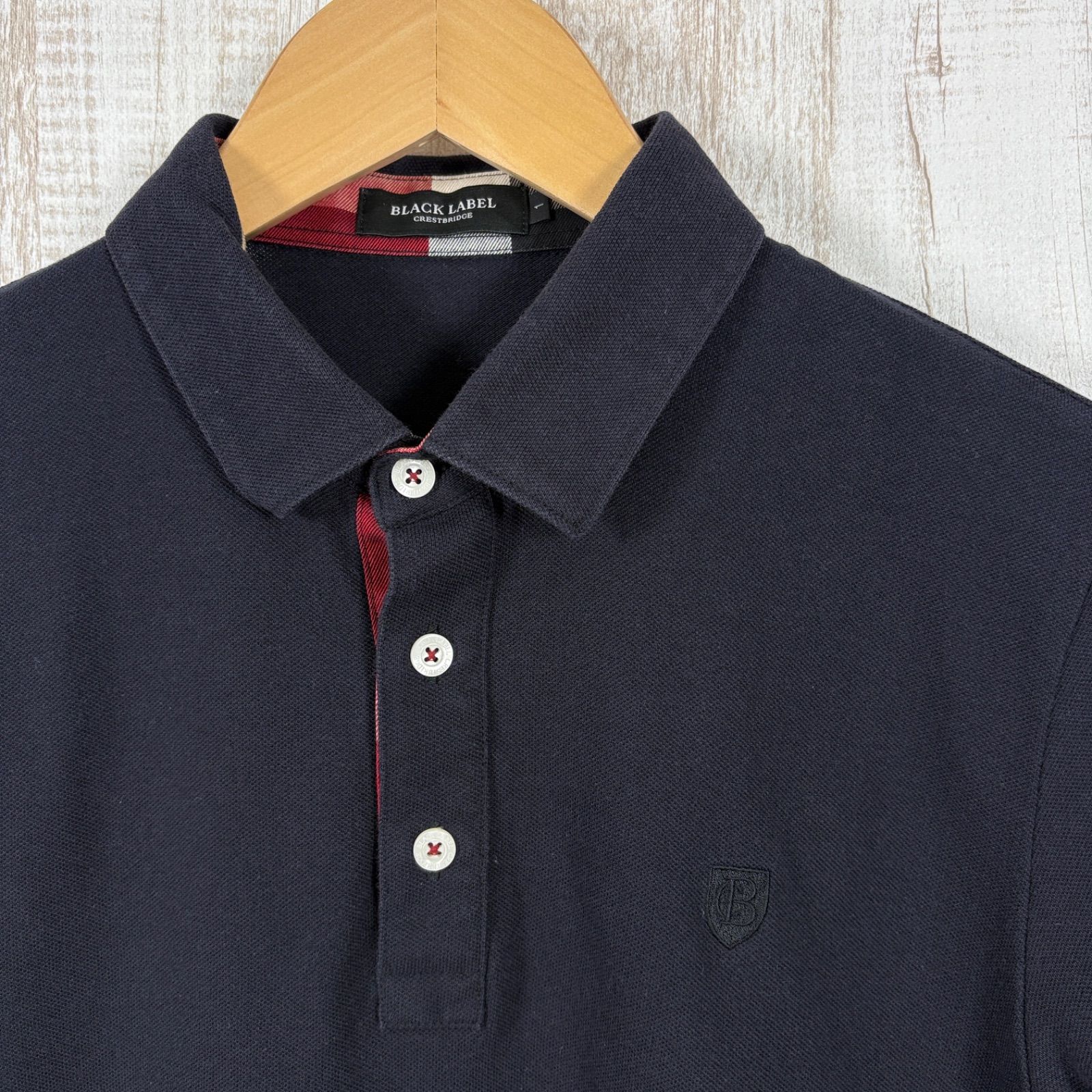 BLACK LABEL CRESTBRIDGE チェック柄ポロシャツ BLACK LABEL