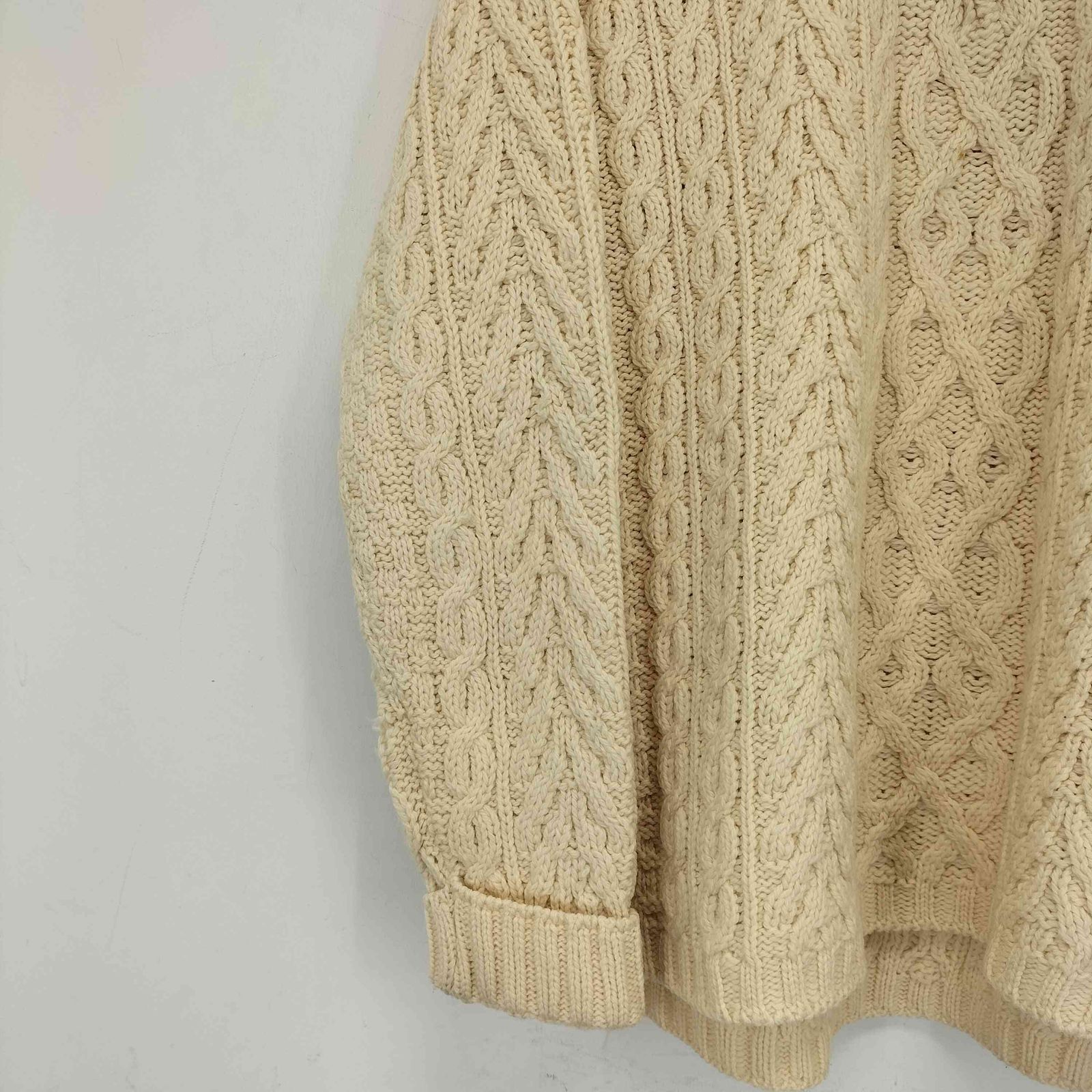 アランクラフト aran crafts 90s アイルランド製 ハーフジップ