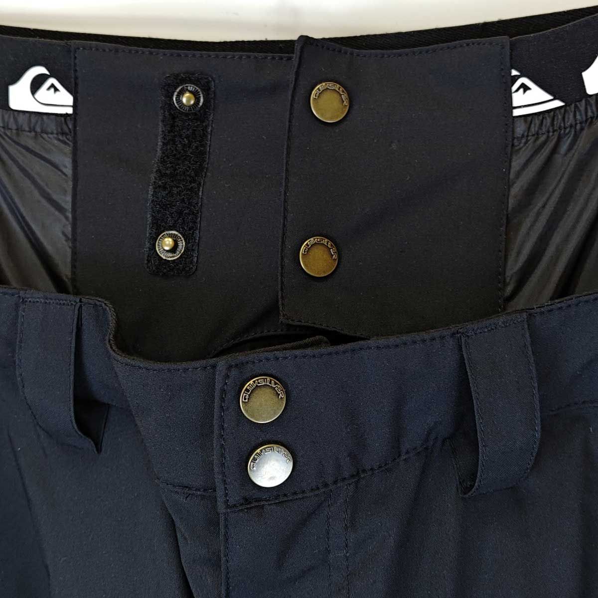 クイックシルバー PORTER GAITER PT スノーボードウェア パンツ L ブラック GQYTP3001 メンズ Quiksilver 25-26モデル