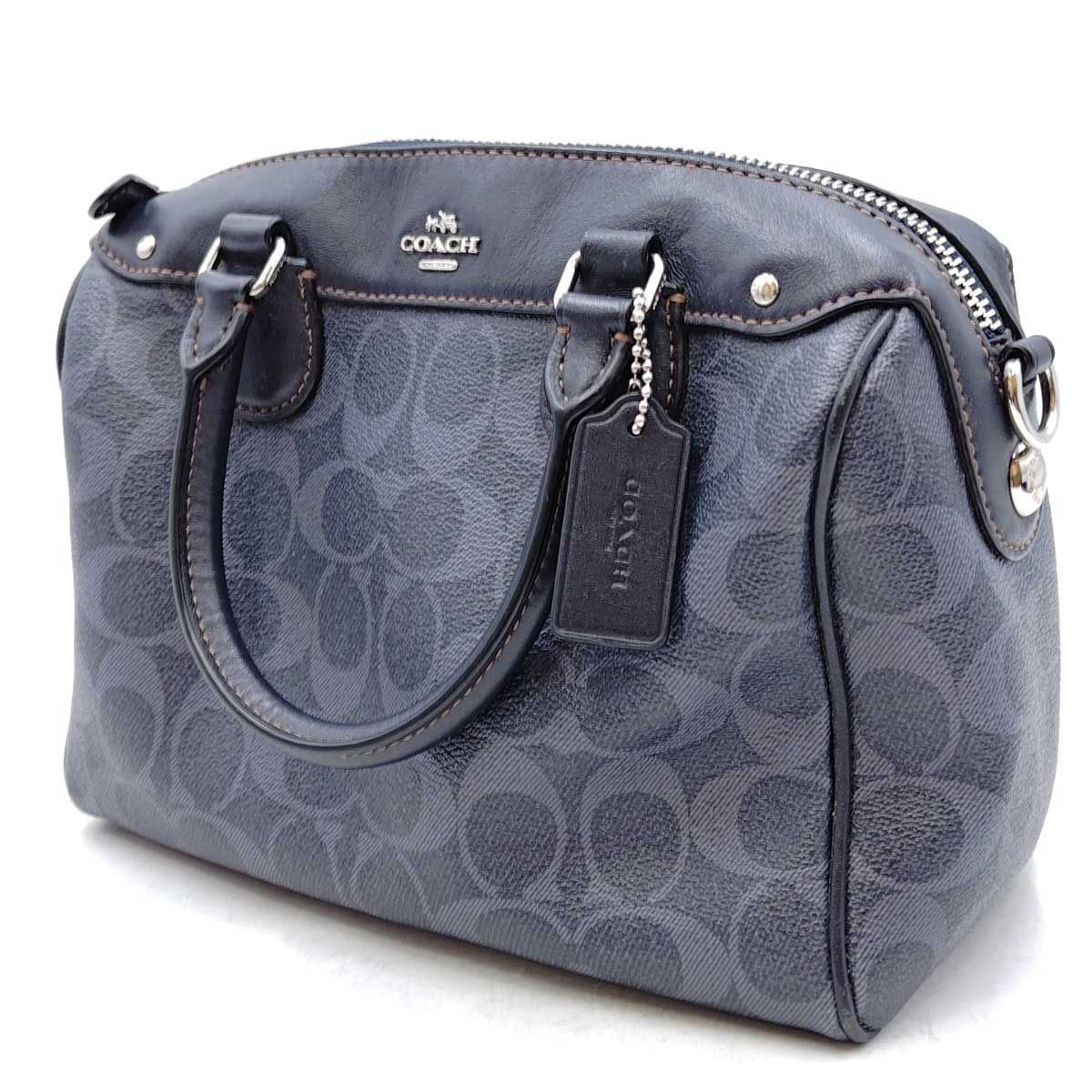 コーチ ハンドバッグ ショルダー 2WAY PVC レザー シグネチャー