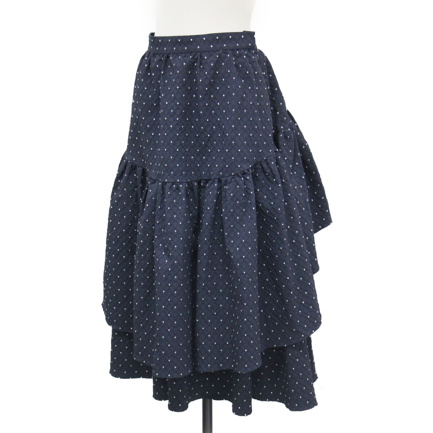 SHE Tokyo シートーキョー スカート ネイビー 紺 サイズ:36(M) | 25春