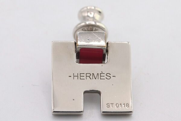 エルメス 片耳ピアス アイリーン シルバー ピンク 中古 - メルカリ