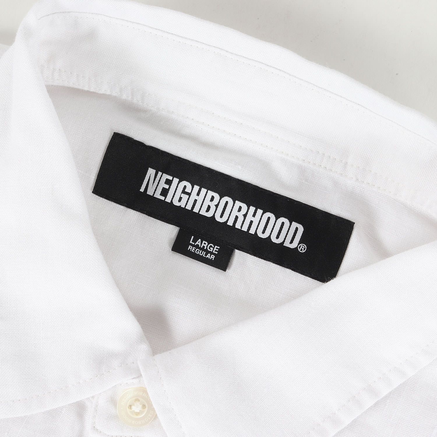 新品】NEIGHBORHOOD ネイバーフッド シャツ ホワイト 白 サイズ:L