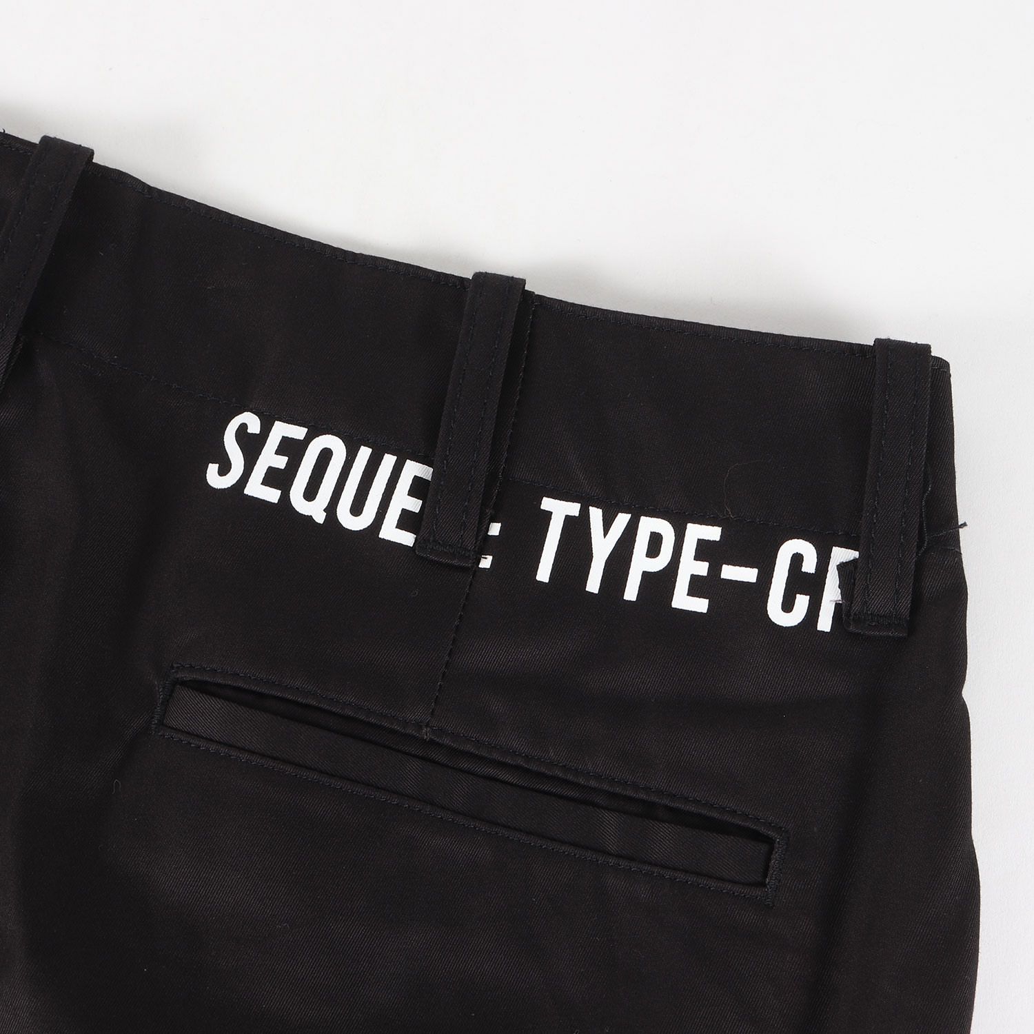 SEQUEL シークエル パンツ ブラック 黒 サイズ:M | 24SS クロップド