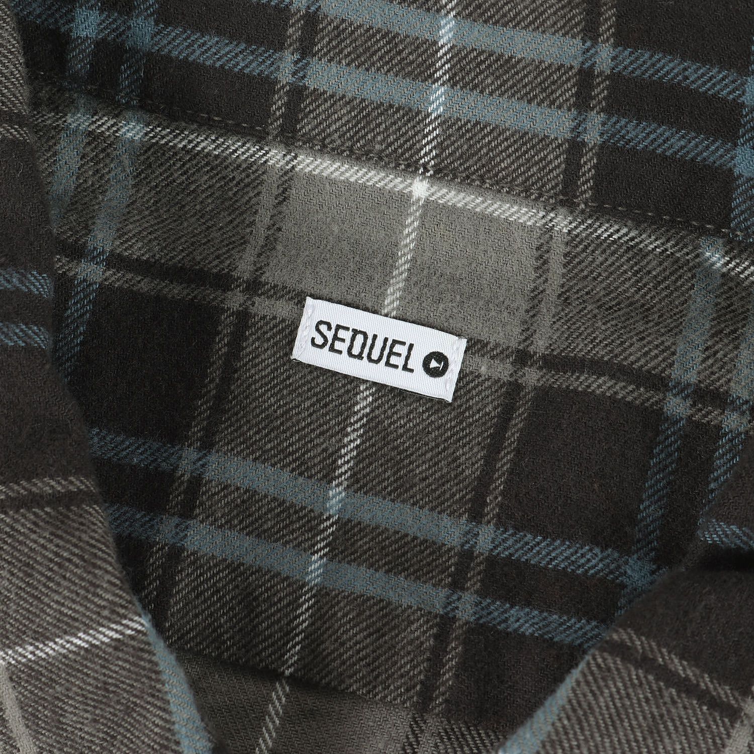 美品】SEQUEL シークエル シャツ グレー ブルー サイズ:M | 23SS