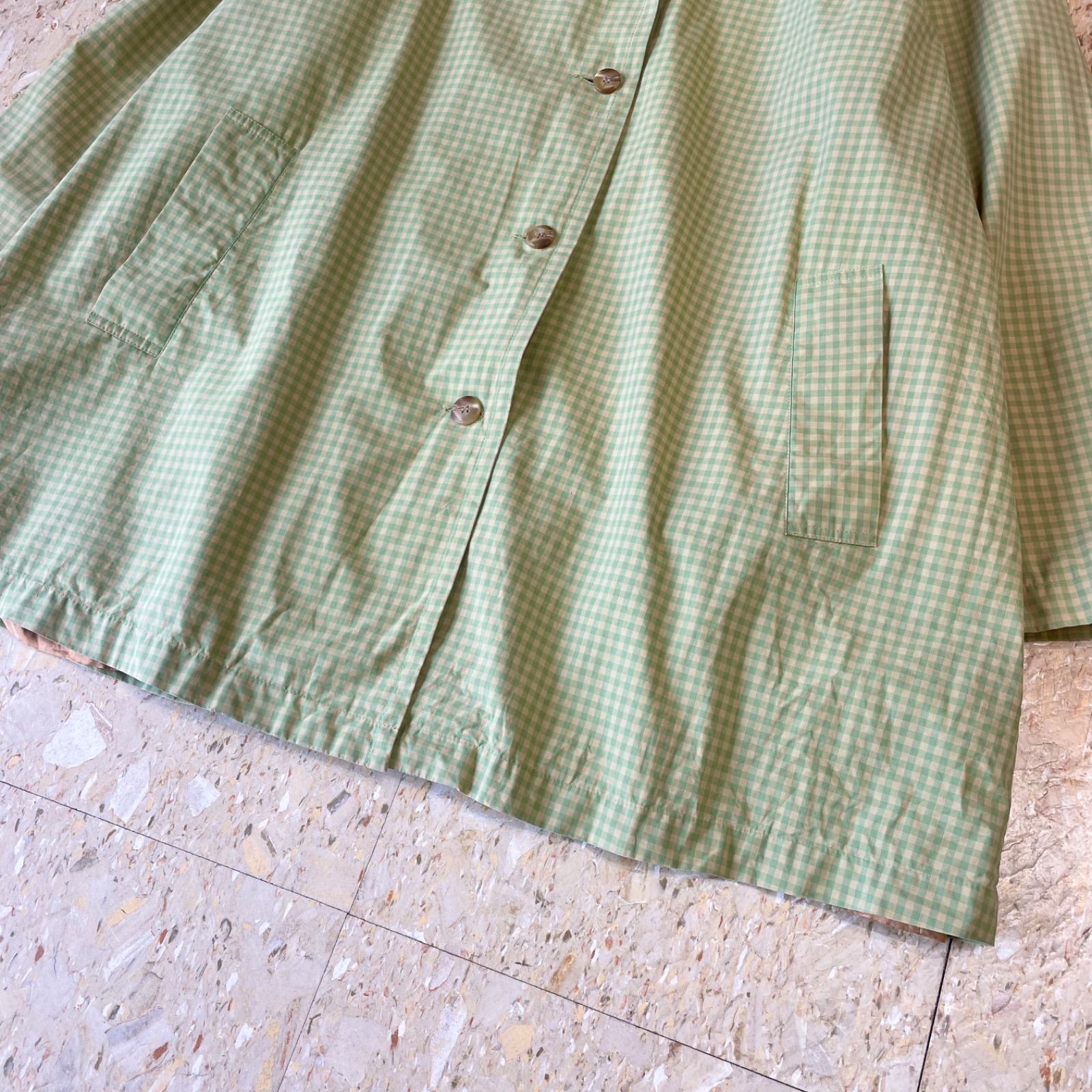 90s 【OLD GAP】 オールドギャップ コットン ハーフコート チェック